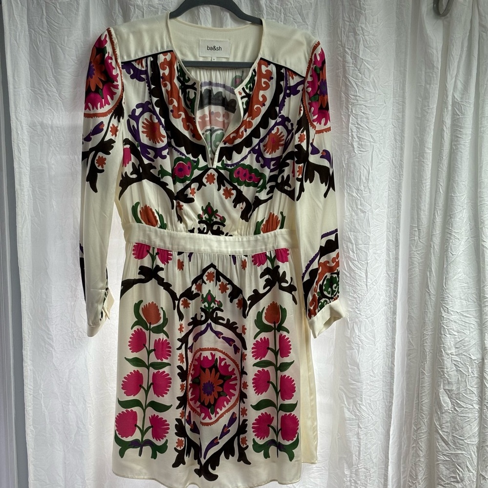 ba&sh Fedora Dress / Ecru / Size 3 (US large)